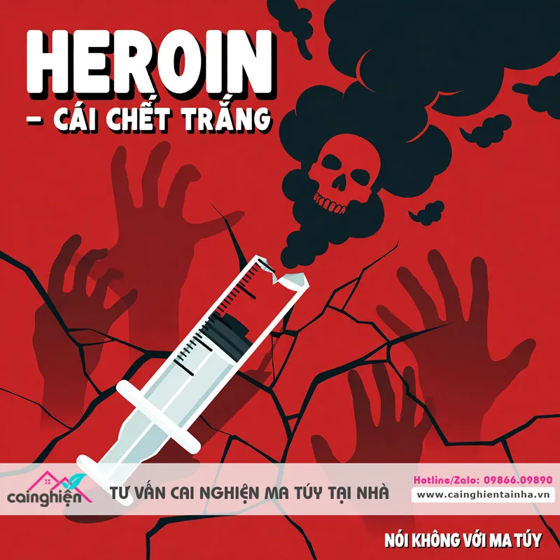 Biểu hiện của người sử dụng ma túy Heroin, thuốc phiện (nhóm Opiat) & Phương pháp tự cai nghiện tại nhà