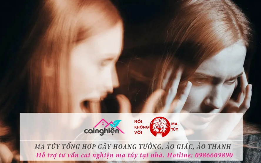 Ma túy tổng hợp (Đá, ketamin, kẹo, hồng phiến...) gây loạn thần, ảo giác, ảo thanh