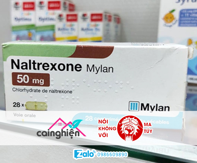 Thuốc chống tái nghiện ma túy Naltrexone Mylan 50mg