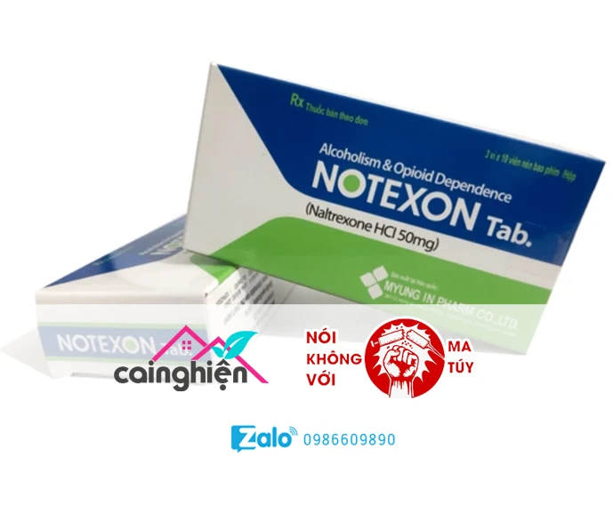 Notexon – Thuốc chống tái nghiện ma túy & rượu tại nhà hiệu quả